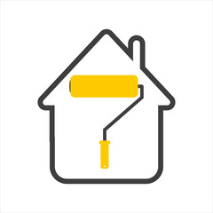 Home repair and painting tools, vector illustration