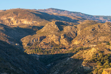 mountainous landscape in Yator (Spain)

