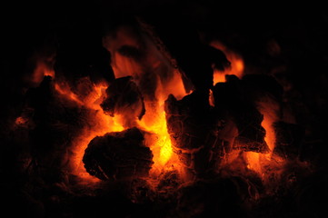 Foto digitali di still life davanti al fuoco 