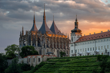 Cathedral in Kutna Hora, Czech Republic