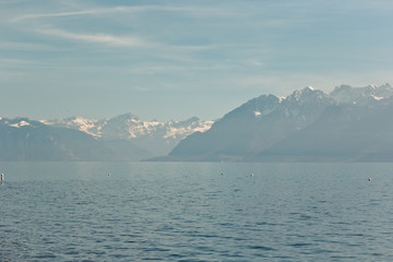 Obraz na płótnie Canvas view of the sea from the mountain