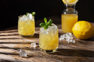 Summer cold cocktail