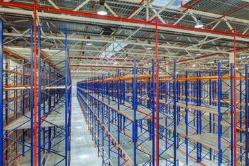 Interior of a modern warehouse