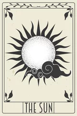 Photo sur Plexiglas Signe rétro carte de tarot