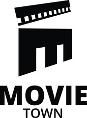 movie town initial logo