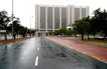 Empty streets of Cape town, South Africa during the lock down.