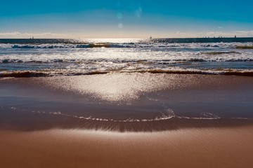 Obraz premium sunset on the beach