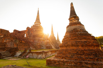 Kingdom of Thailand temple ruins 