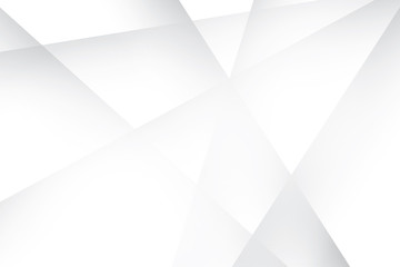 Obraz premium Abstract geometric white and gray color background. Vector, illustration.