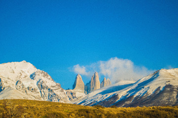 lanscape of torres del paine