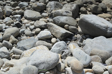stones by the sea, pebbles on the beach