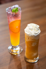 Milk tea smoothie