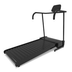 Treadmill machine. Gym and fitness equipment. 3d render isolated on white background.