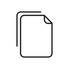 Copy file icon Duplicate document symbol