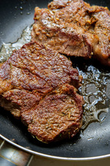 Cooking Fried Steak