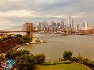 Obraz premium East River/Financial District