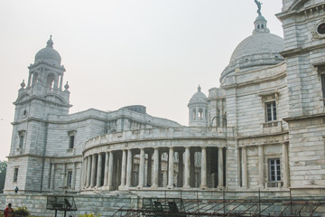 Fototapeta na wymiar Victoria Memorial in Kolkata, India
