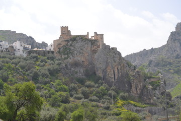 Fototapeta na wymiar castillo de zuheros