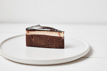tasty homemade chocolate cake.