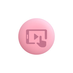 Video Marketing -  Modern App Button