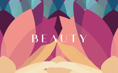 Background design make up beauty feminine vector soft color vector