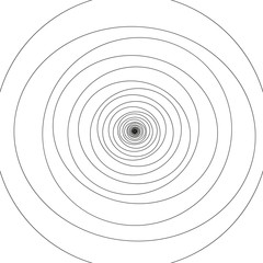 Repeating circles pattern. Abstract, light background from thin lines.