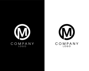 Letter OM, MO initial logotype company name design. vector logo for business and company identity - obrazy, fototapety, plakaty