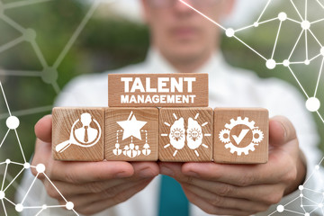Talent Management Business Concept. Staffing Career HR. Search talented employees.