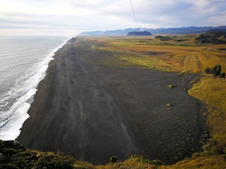 Playa volcánica, Islandia