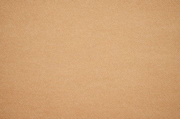 Fototapeta premium Brown embossed paper background. Laid paper pattern texture. Empty abstract background. Cardboard backdrop with copy space. Horizontal photo.