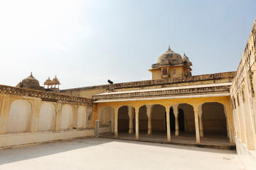Fototapeta na wymiar Fort Amber in Rajasthan, India