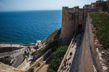 Fototapeta na wymiar Fortress in Corse