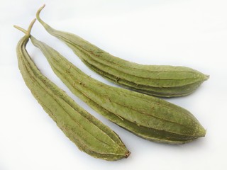Vegetable - Ridged gourd (Luffa acutangula) is commercially grown for its unripe fruits used as a...