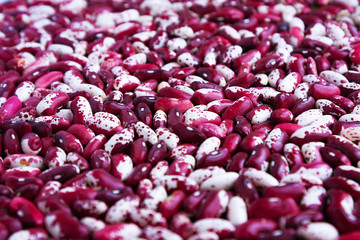 Violet with dots. Background. Swallow beans. Vegetables for healthy eating. Organic food,