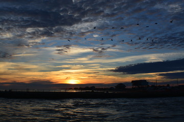 Sunset At The Bay