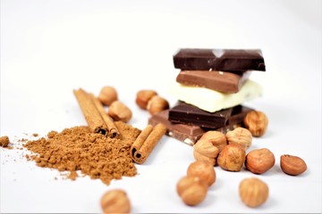 chocolate, coffee, food,