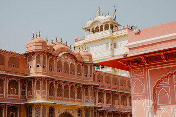 Fototapeta na wymiar Jaipur city palace in Jaipur, India
