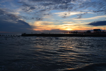 Fototapeta na wymiar Sunset At The Bay