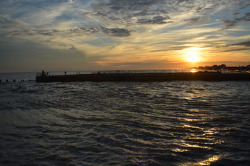 Fototapeta na wymiar Sunset At The Bay