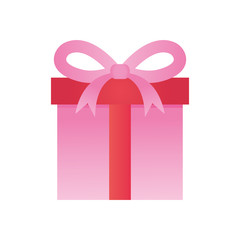 gift box icon, detailed style