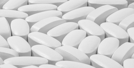 one white medical pill