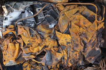 Group of pressed metal parts