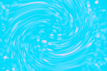 blurred blue vortex background with abstract snow