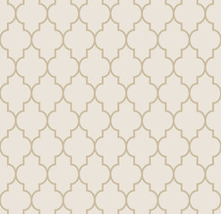 Arabic seamless pattern grid lantern shapes tiles.