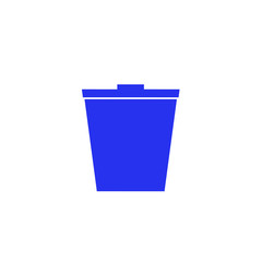 Bin icon on white background.