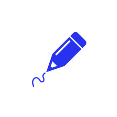 pencil icon on white background.