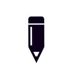 Obraz premium pencil icon on white background.