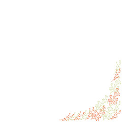 Obraz premium Beautiful picture with colorful frame on white background for decorative design. Retro card. Decoration element. Vintage holiday decor.