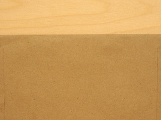 brown paper and wood texture background