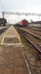 Fototapeta premium Train on railway